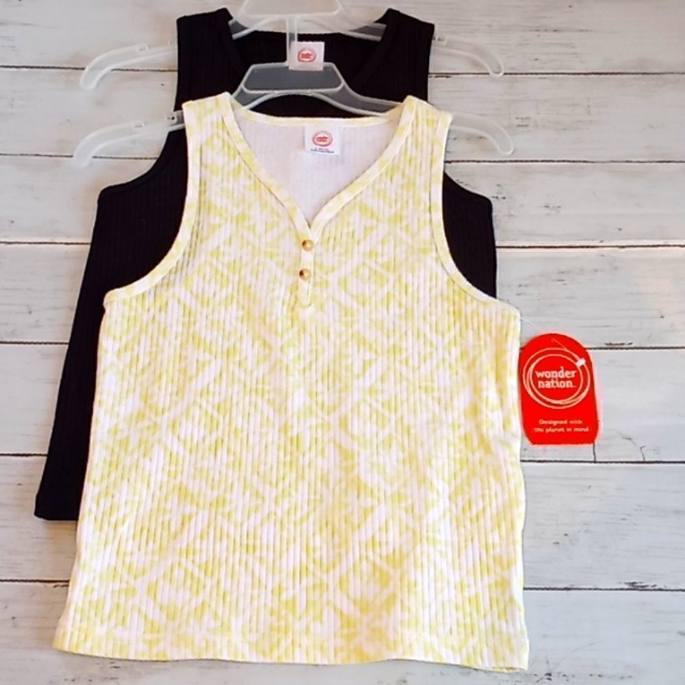 GIRLS COTTON RIBBED Tank Tops
